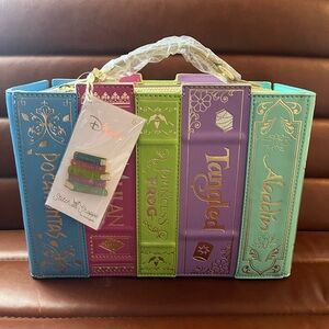 Loungefly princess books nwt